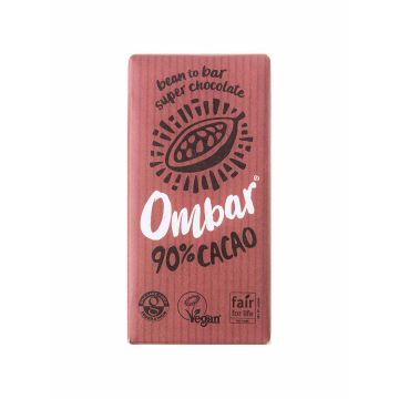 Шоколад сирий органічний 90% какао 35г, Ombar