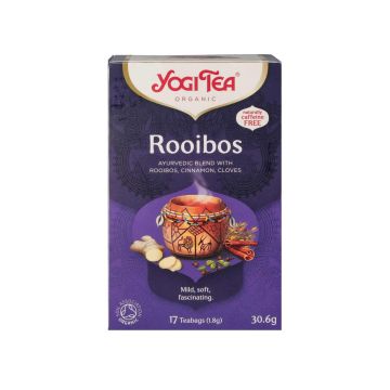 Чай з прянощами "Ройбуш" органічний пакет 30,6г, Yogi Tea