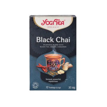 Чай чорний з імбирем та корицею органічний пакет 37,4г, Yogi Tea