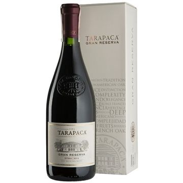 Вино Tarapaca Syrah Gran Reserva, gift box / Гран Різерва Сіра, подарункова коробка, червоне сухе, 0.75 л