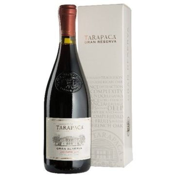 Вино Tarapaca Carmenere Gran Reserva, gift box / Гран Різерва Карменере, подарункова коробка, червоне сухе, 0.75 л