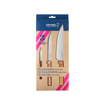 Набір ножів Trio Parallele 3шт, Opinel