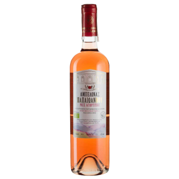 Вино Papaioannou Agiorgitiko Rose / Агіоргітіко Розе, рожеве сухе, 0.75 л