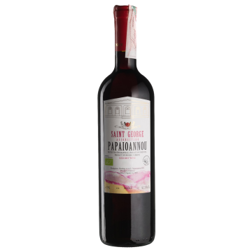 Вино Estate Papaioannou Saint George Agiorgitiko / Сен Джордж Агіоргітіко, червоне сухе, 0.75 л