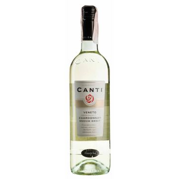 Вино Canti Chardonnay Veneto Medium Sweet / Шардоне Венето Медіум Світ, біле напівсолодке, 0.75 л