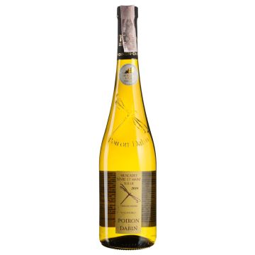 Вино Poiron Dabin Muscadet Sevre et Maine Sur Lie Vieilles Vignes / Мюскаде Севр е Мен Сьор Лі Вієй Вінь, біле сухе, 0.75 л