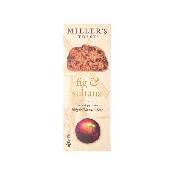 Тости з інжиром та родзинками 100г, Miller's Toast