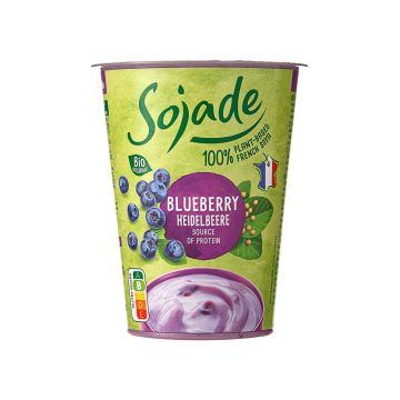 Продукт з ферментованої сої з чорницею органічний 400г, Sojade