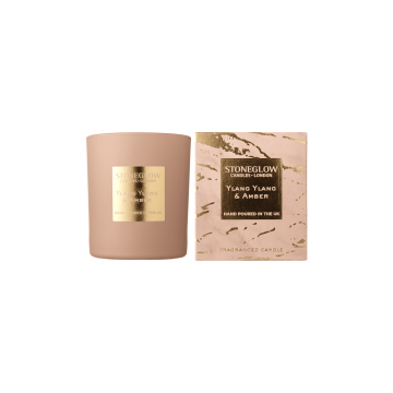Свічка ароматизована "Ylang Ylang & Amber" Luna, Stoneglow