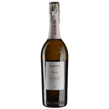 Ігристе Merotto Bareta Prosecco Superiore Brut / Барета Просекко Суперіоре, біле, 0.75 л