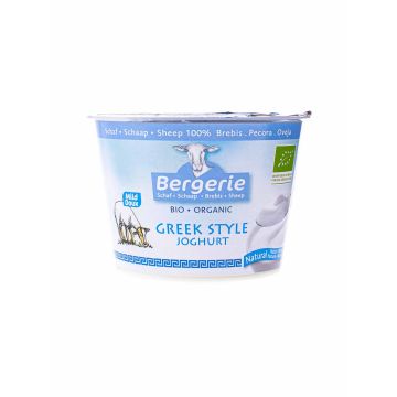 Йогурт вершковий Грецький з овечого молока 10% жиру органічний 250г, Bergerie