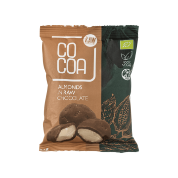 Мигдаль у сирому шоколаді органічний 70г, Raw Cocoa