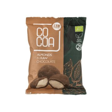 Мигдаль у сирому шоколаді органічний 70г, Raw Cocoa
