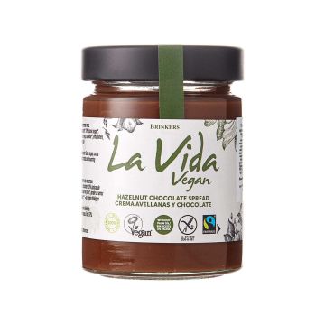 Паста з лісовими горіхами та шоколадом веганська органічна 270г, La Vida Vegan