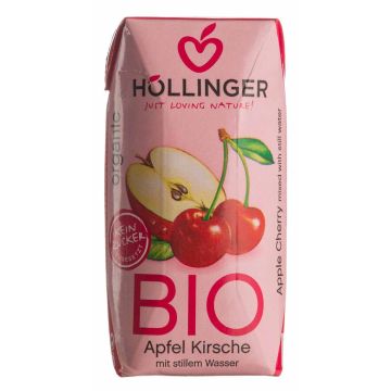 Напій соковий Яблуко-Вишня органічний, Hollinger 0.2л