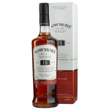 Віскі Bowmore 15yo, gift box, 0.7 л
