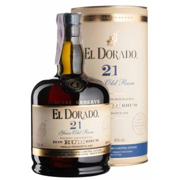 Ром El Dorado 21 yo, Tube, 0.7 л