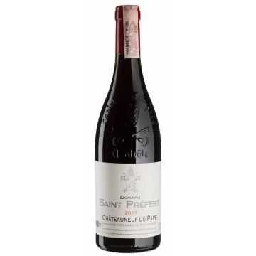 Вино Domaine Saint Prefert Chateauneuf du Pape / Шатоньоф дю Пап 2017, червоне сухе, 0.75 л