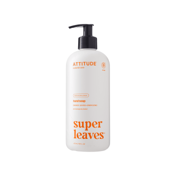 Мило для рук рідке "Super Leaves" апельсин 473мл, Attitude