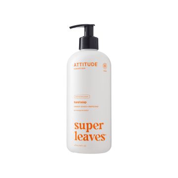 Мило для рук рідке "Super Leaves" апельсин 473мл, Attitude