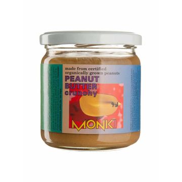 Паста арахісова кранч органічна 330г, Monki