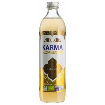 Напій ферментований Комбуча "Імбир" органічний 500мл, Karma
