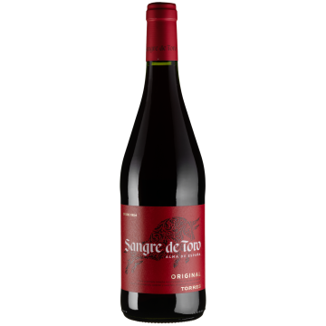 Вино Torres Sangre de Toro Original / Сангре де Торо Оріджинал, червоне сухе, 0.75 л
