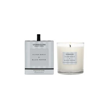 Свічка ароматизована "Silver Birch & Black Pepper" (тумблер) Modern Classics, Stoneglow