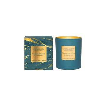 Свічка ароматизована "Papyrus Woods & Jasmine" (тумблер) Luna, Stoneglow