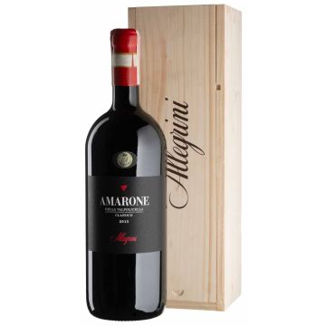 Вино Allegrini Amarone della Valpolicella Classico, wooden box / Амароне Вальполічелла Классіко, дерев'яна коробка 2015, червоне сухе, 1.5 л