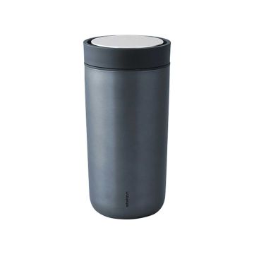 Термокружка 0,4л сталева темно-синя To Go Click, Stelton