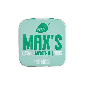 Драже зі смаком ментолу органічне 35г, Max's