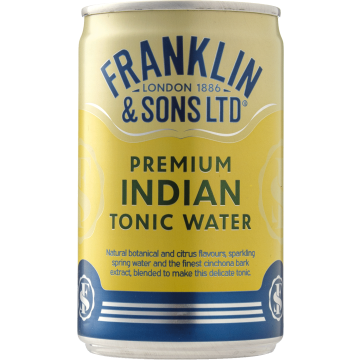 Напій безалкогольний сильногазований Тонік Індіан 150мл, Franklin & Sons