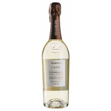 Ігристе Merotto Caste Prosecco Superiore Extra Dry Millesimato / Касте Просекко Суперіоре Касте Просекко Суперіоре Екстра-Драй Міллезімато, біле, 0.75 л