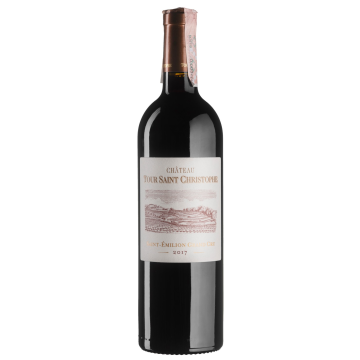 Вино Chateau Tour Saint-Christophe Chateau Tour Saint-Christophe Grand Cru / Шато Тур Сен-Крістоф Гран Крю 2017, червоне сухе, 0.75 л
