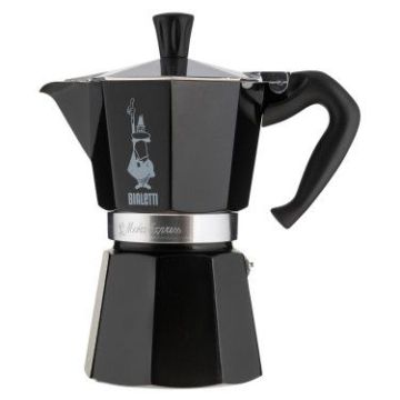 Кавоварка гейзерна на 6 чашок чорна, Bialetti