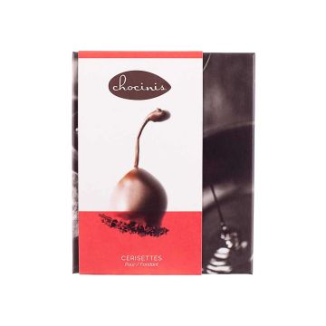 Цукерки Вишня в чорному шоколаді 200г, Chocinis
