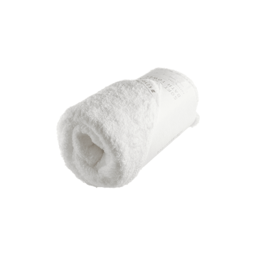 Рушник для обличчя з м'якої бавовни білий 34х85см, Harada Textile