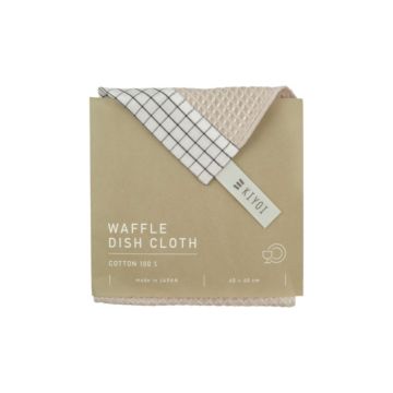 Рушник кухонний вафельний бежевий 40х40см, Harada Textile