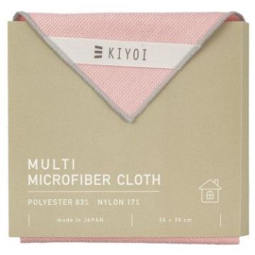 Рушник для прибирання з мікрофібри рожевий 30х30см, Harada Textile