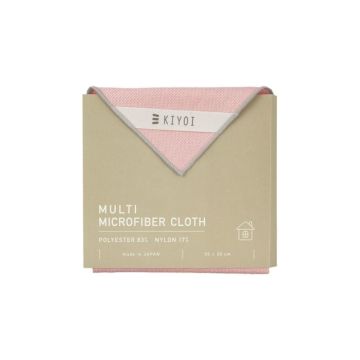 Рушник для прибирання з мікрофібри рожевий 30х30см, Harada Textile