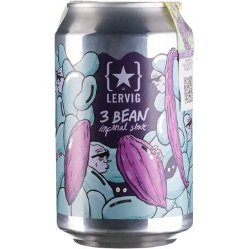 Пиво Lervig 3 Bean Stout, 0.33 л