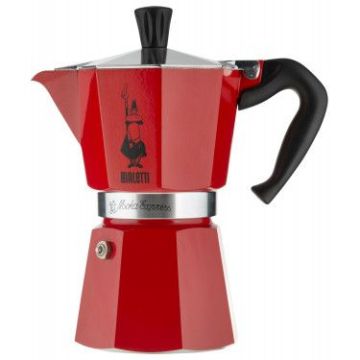Кавоварка гейзерна на 6 чашок червона, Bialetti