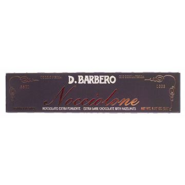 Шоколад темний з фундуком 260г, D.Barbero
