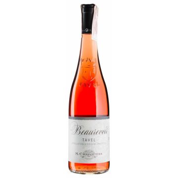 Вино Chapoutier Tavel Beaurevoir Rose / Тавель Боревуар Розе, рожеве сухе, 0.75 л