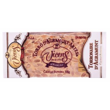 Нуга тверда з мигдалем "Gourmet" 300г, Vicens