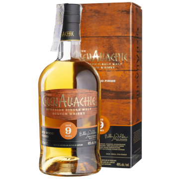 Віскі GlenAllachie 9yo Rye Cask Finish, gift box, 0.7 л