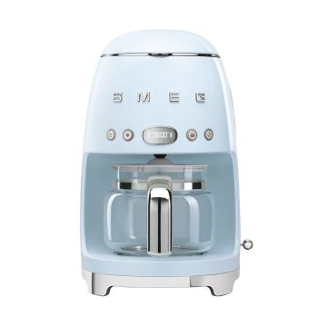 Кавоварка крапельна пастельно-блакитна стиль 50х, SMEG