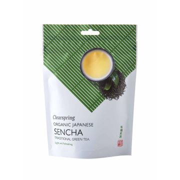 Чай зелений Сенча органічний 90г, Clearspring