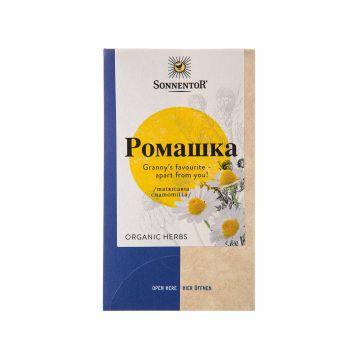 Чай трав'яний Ромашка органічний пакет 14,4г, Sonnentor
